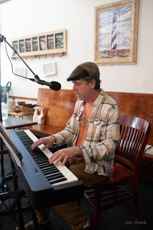 Christopher Siren playing at Toucan Grill in Oriental.